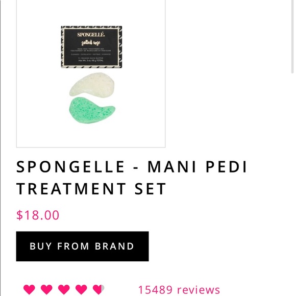 Spongelle. Salted Rose. Mani Pedi Treatment Set. - Picture 2 of 2